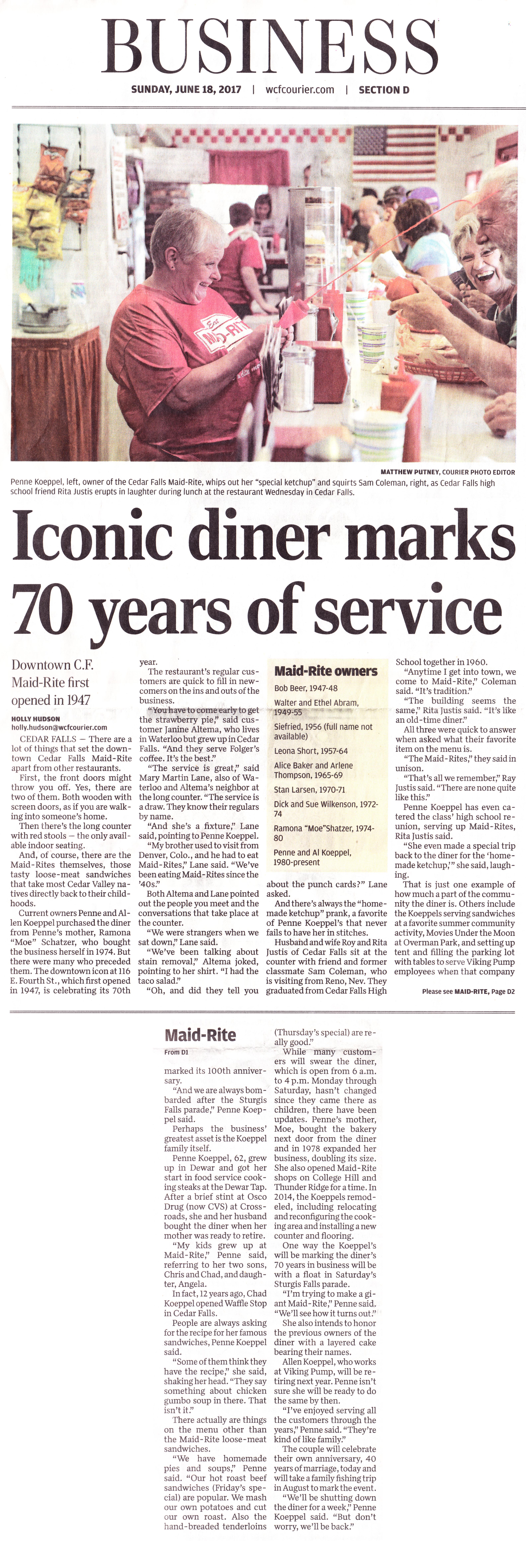 Maid-Rite article