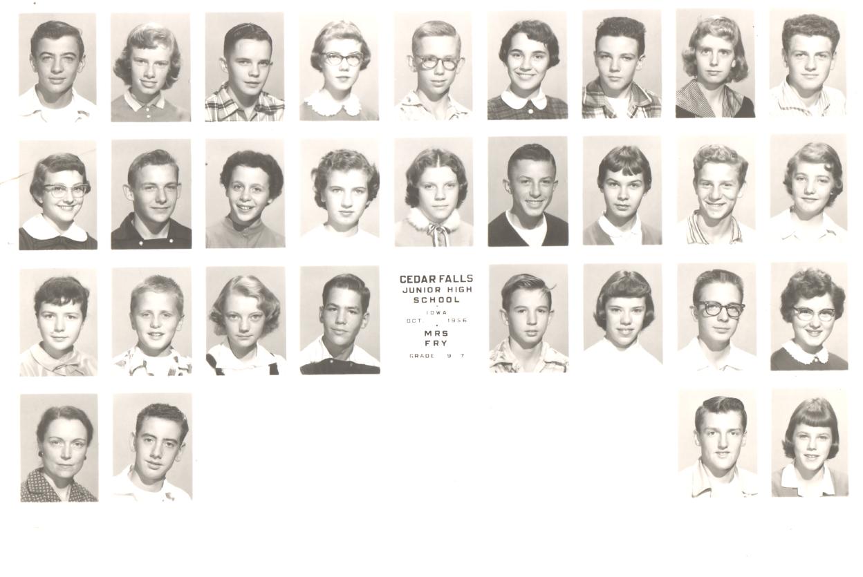 Mrs. Fry's 8th Grade Home Room (1956)